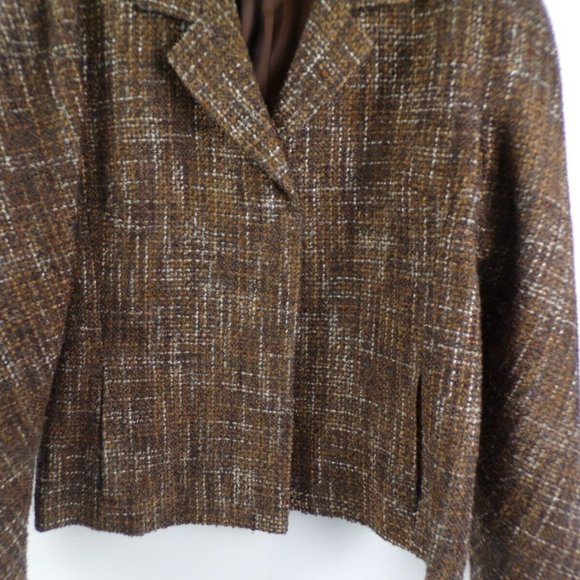 Vintage Mondi fully lined brown mingled Jacket - Picture 5 of 8